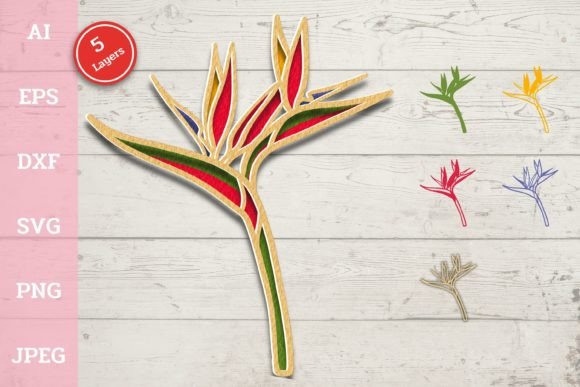 Bringing the 3D Tropical Flower Bird of Paradise to Life in Your Creative Projects