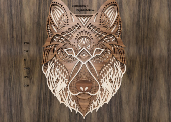 Crafting Dimensional Art with Multilayered Wolf Laser Cut Files