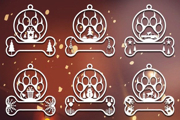 Creating Lasting Memories: The Ultimate Guide to Layered Laser Cut Dog Paw Christmas Wall Stickers
