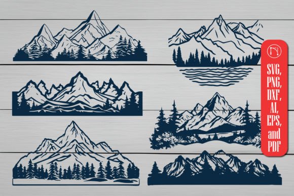 Elevate Crafts with Cricut Mountains Laser Cut SVG Bundle