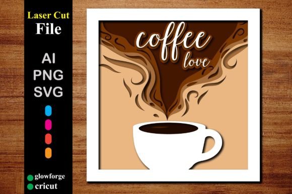 Elevate Spaces with 3D Coffee Laser Panels