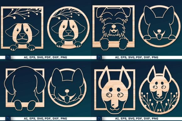 Elevating Paper Crafting with the Paper Laser-cut Dog Decor SVG Bundle