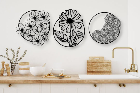 Integrating Flowers Laser Cut Wall Sticker Engraving into Your Creative Workflow