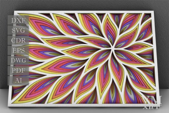 Layered Flower SVG and Cut File Mandala SVG: A Guide to Multilayer Laser Art