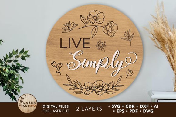 Layered Wall Decor Panel Template Guide