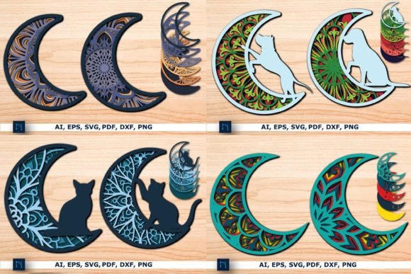 Mastering Lunar Aesthetics: A Comprehensive Guide to the Layer PAPER CUT Mandala Moon SVG Bundle