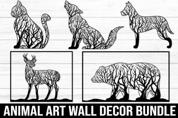 Streamlining Creative Production with the Animal Art Wall Décor Laser Cut Bundle