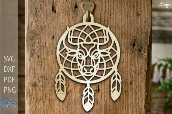 Taurus Dream Catcher Laser Cut Design