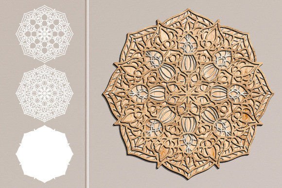 Transform Walls with 3D Mandala Laser Designs